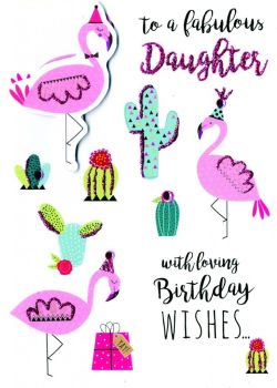To A Fabulous Daughter - Card