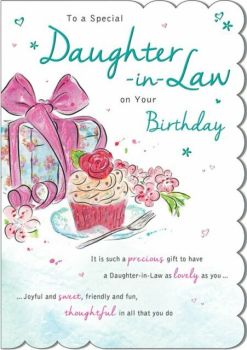 To A Special Daughter-In-Law On Your Birthday - Card