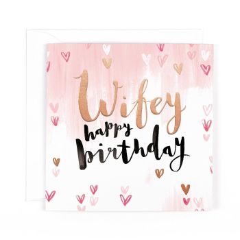 Wifey Happy Birthday - Card