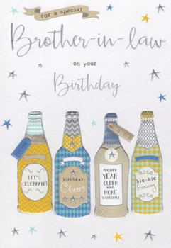 For A Special Brother-in-Law On Your Birthday - Card