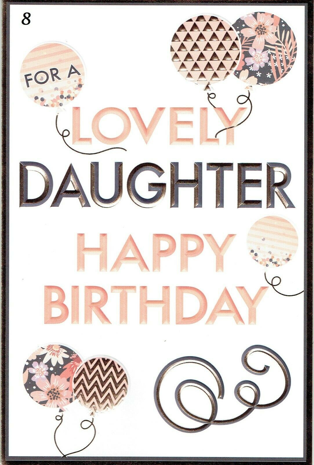 For A Lovely Daughter Happy Birthday