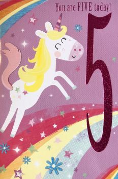  5 Today - Unicorn - Card