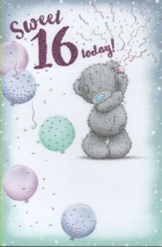 Me To You Sweet 16 Today! - Card