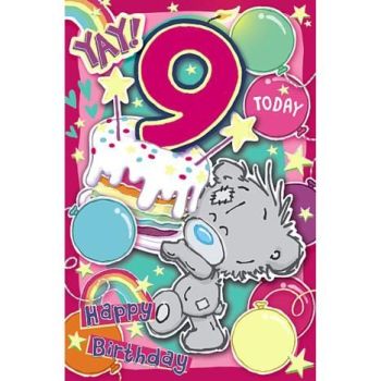  9 Today! Happy Birthday - Card