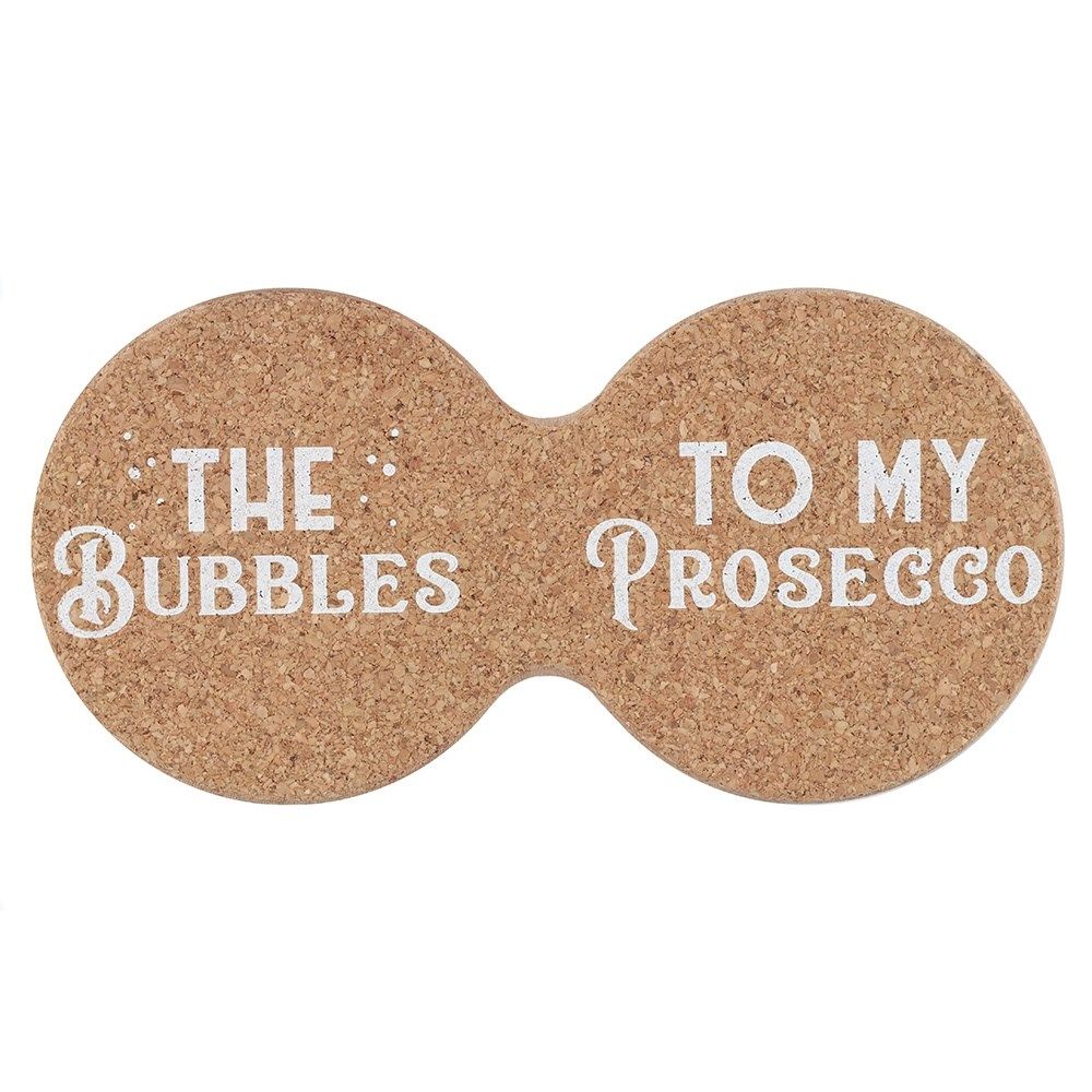    Bubbles To My Prosecco Cork Coaster