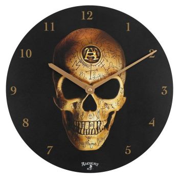 Omega Skull Clock