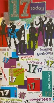         17 Today! Happy Birthday Card