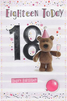    18 Today Happy Birthday Card