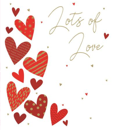 Lot's Of Love Valentine's Day Card