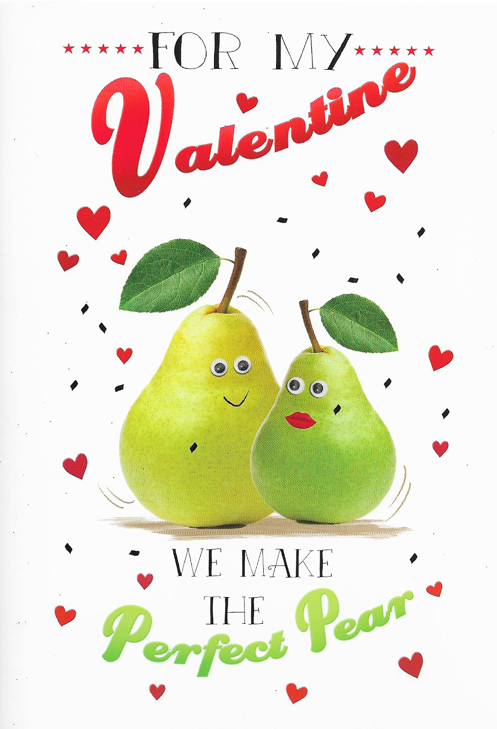 For My Valentine We Make The Perfect Pear - Card