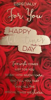 Especially For You Happy Valentines Day - Card