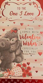 To The One I Love - Teddies - Valentine's Day Card