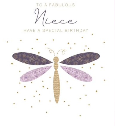 To A Fabulous Niece Have A Special Birthday - Card