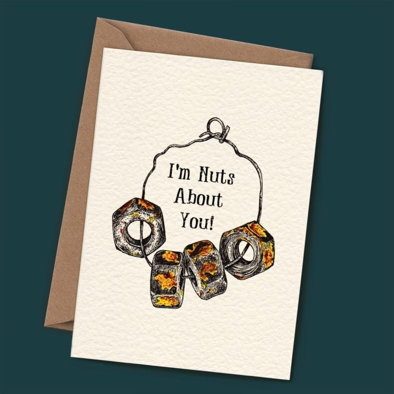  Nuts About You - Blank Card