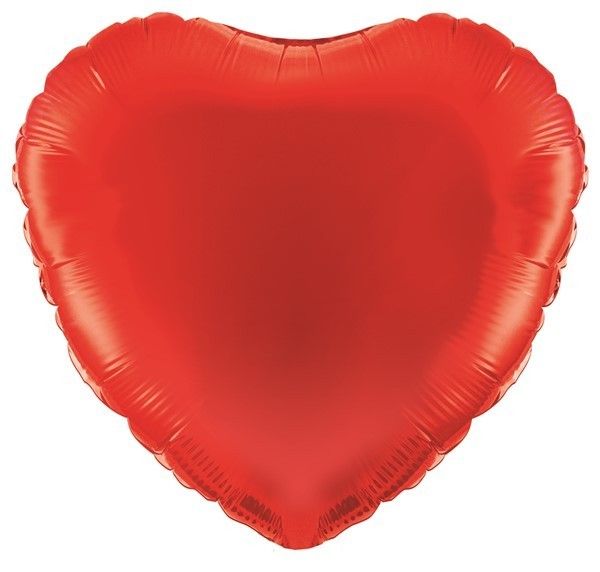 Red Heart Foil Balloon