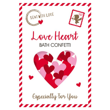     Love Heart Bath Confetti Especially For You