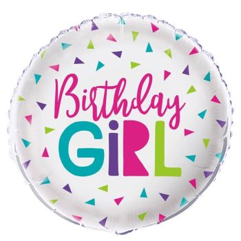 Birthday Girl Foil Balloon