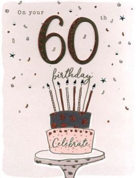 On Your 60th Birthday - Giant Birthday Card
