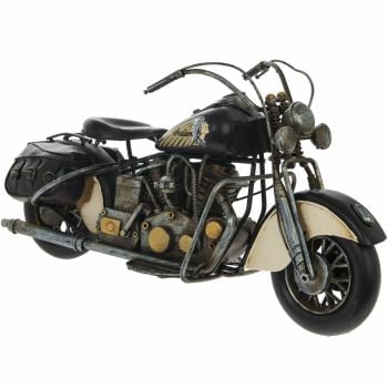   Tin Model Motorcycle Indian Chief Style Motorbike 36cm