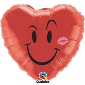 Smiling Heart Foil Balloon