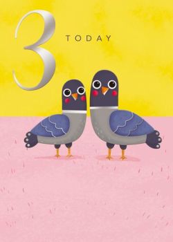  3 Today - Pigeons - Card 