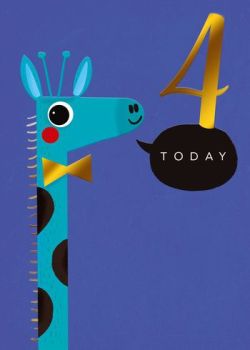  4 Today - Giraffe - Card
