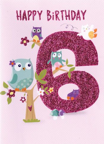  6 Today - Owl - Card