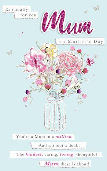 Especially for you Mum on Mother's Day - Card