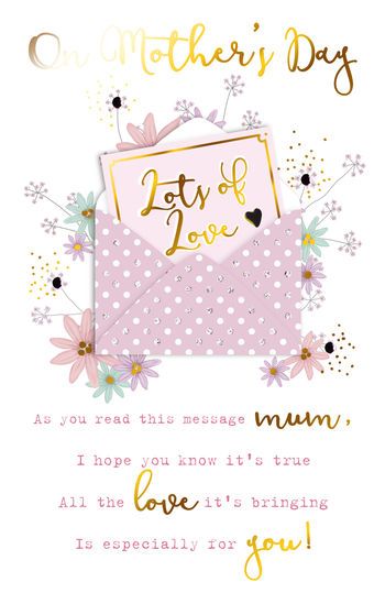 On Mother's Day As you read this message Mum - Card
