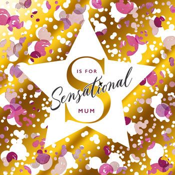 S is for SENSATIONAL Mum - Card
