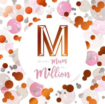 M is for Mum in a Million - Card