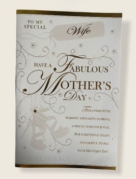 To My Special Wife Have A Fabulous Mother's Day - Card