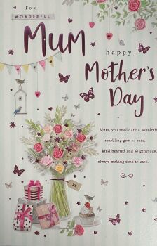  To A Wonderful Mum Happy Mother's Day - Card