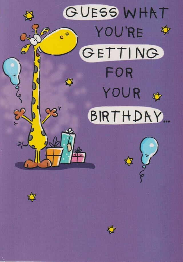 Guess What You're Getting ... - Birthday Card