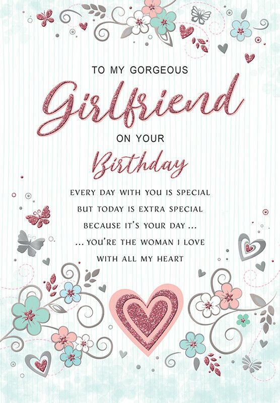 To My Gorgeous Girlfriend On Your Birthday - Card