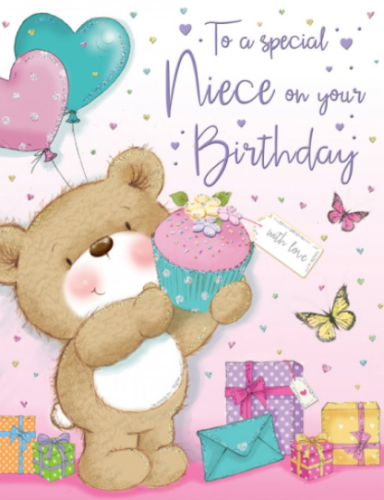 To A Special Niece On Your Birthday - Card