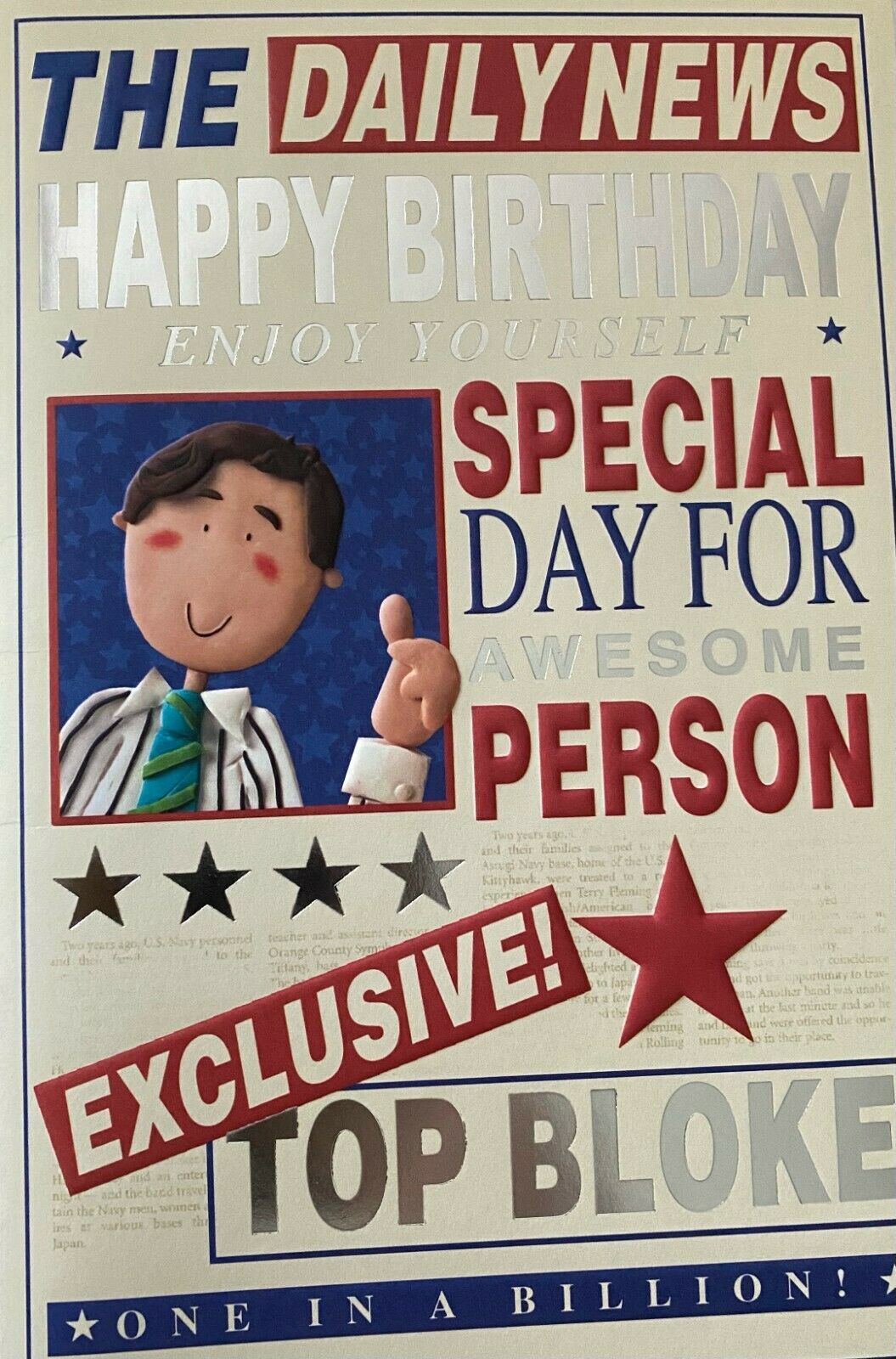 The Daily News Happy Birthday Enjoy Yourself - Card