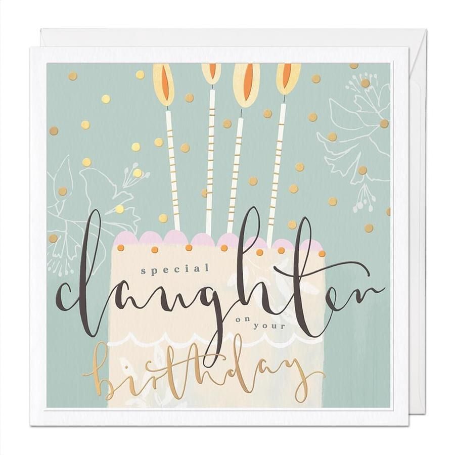  Special Daughter Luxury Birthday Card