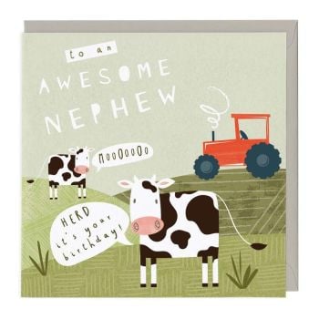 Nephew Herd It's Your Birthday Card
