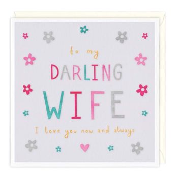         To My Darling Wife Card