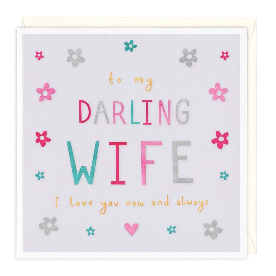         To My Darling Wife Card