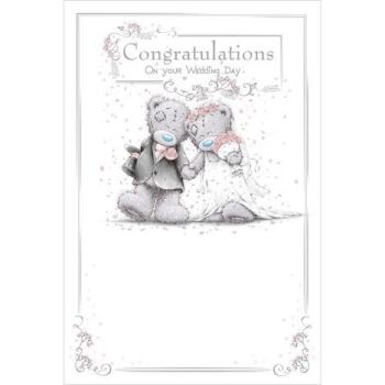 Congratulations On Your Wedding Day - Me To You - Card