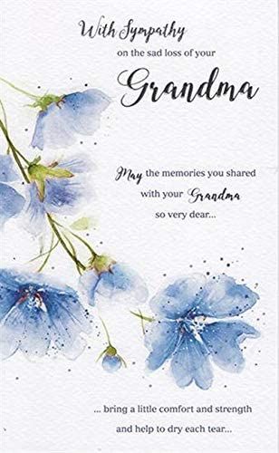With Sympathy On The Sad Loss Of Your Grandma - Card