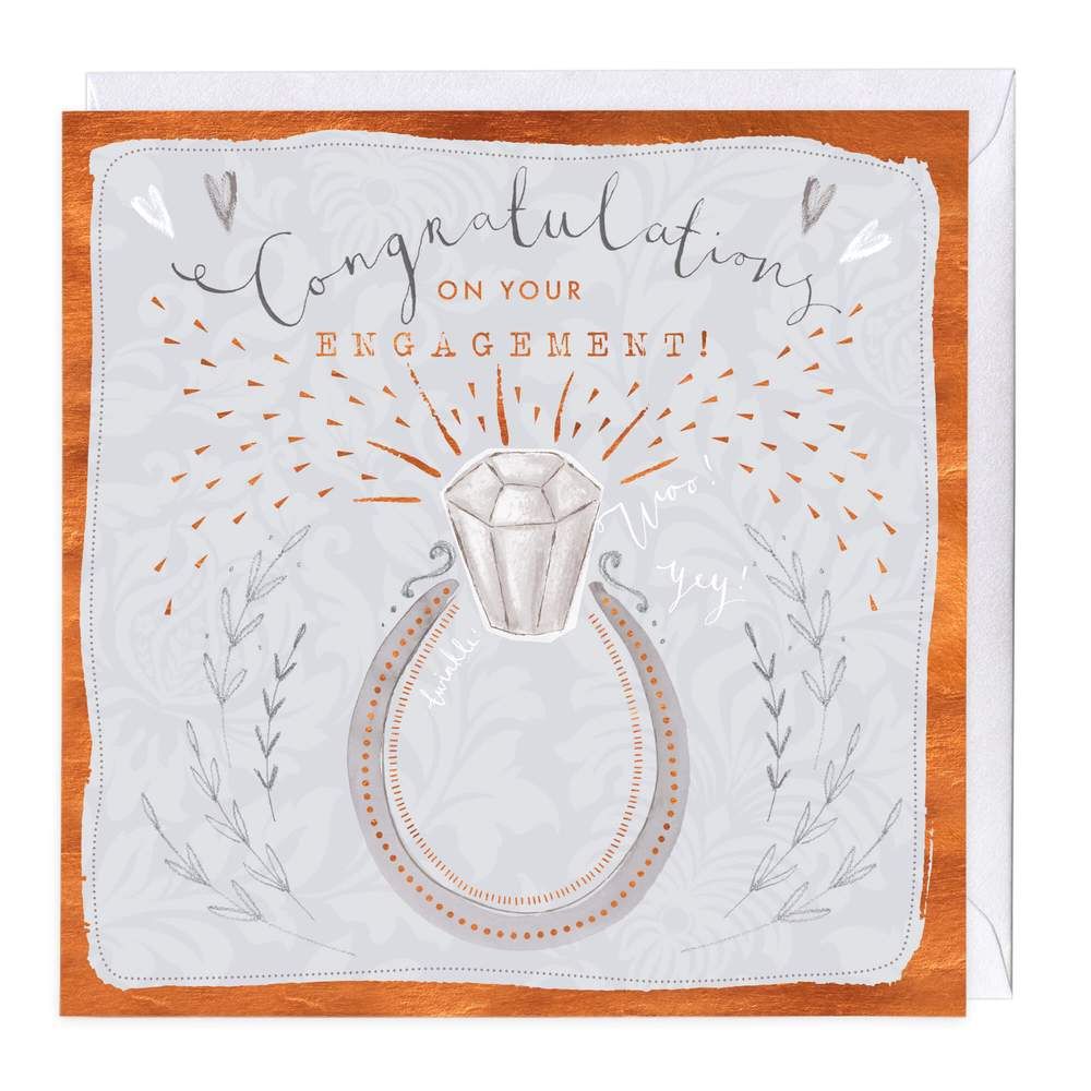 Congratulations On Your Engagement - Card
