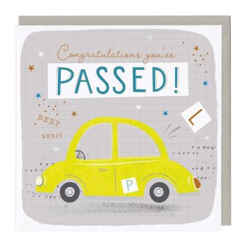 Congratulations You've Passed! Beep Beep - Card