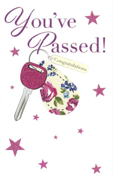 You've Passed! Congratulations - Card