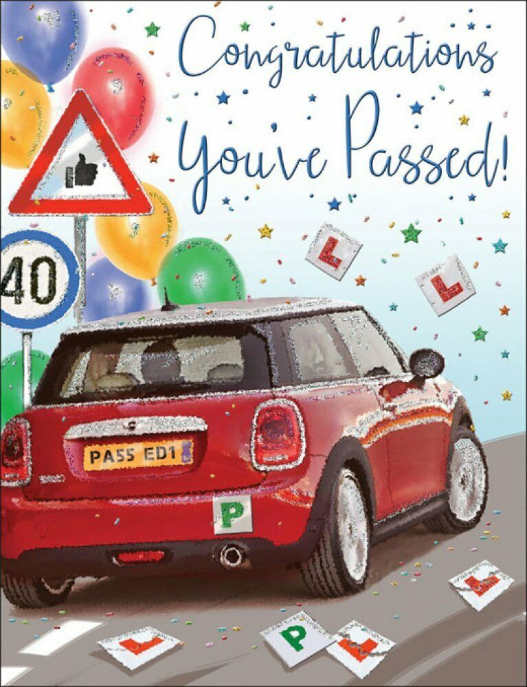 Congratulations You've Passed Your Driving Test - Card 