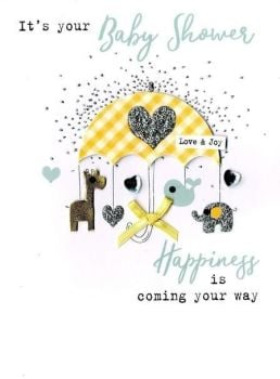 It's Your Baby Shower Happiness Is Coming Your Way - Card