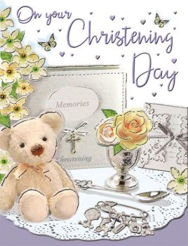 On Your Christening Day - Card