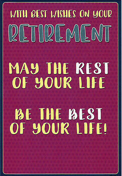 With Best Wishes On Your Retirement - Card